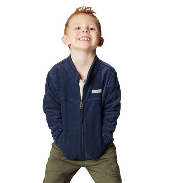 Columbia Steens Mountain II Fleece Jacket Navy For Boys NZ23751 New Zealand